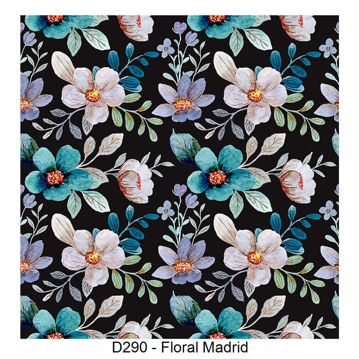 Floral Madrid - Coleção Florais Digitais - Fabricart - Digital - 50cm X 150cm  