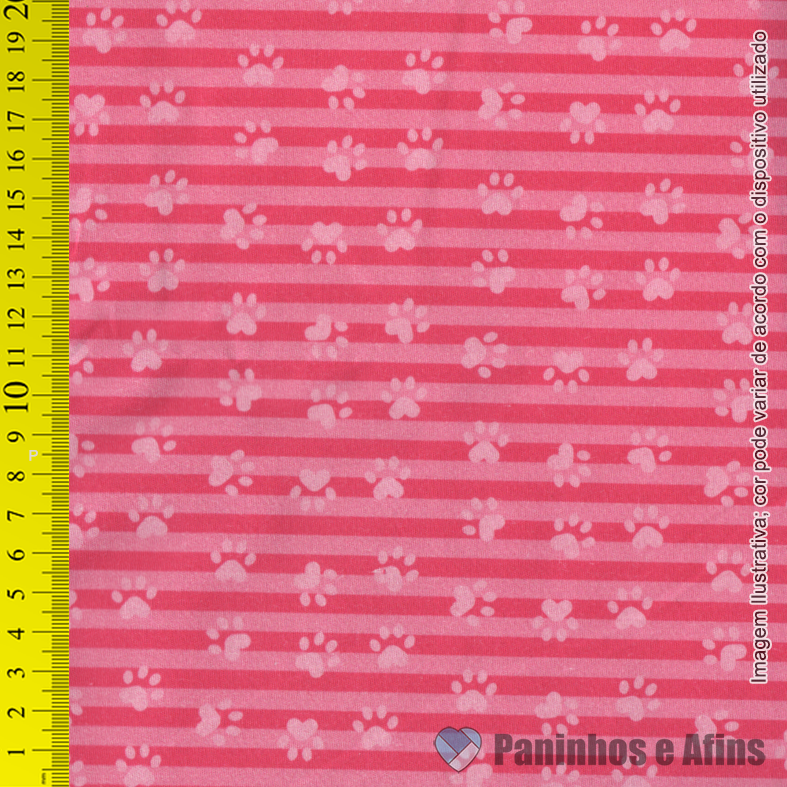 Patinha de Gato - Coleção Kátia Callaça - Alice no Maravilhoso Mundo - Digital Fernando Maluhy - 50cm X 150cm