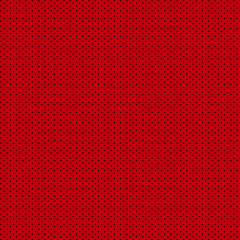 Micro Poá Vermelho e Preto - Coleção Nova Melancia - Fabricart - 50cm X 150cm 