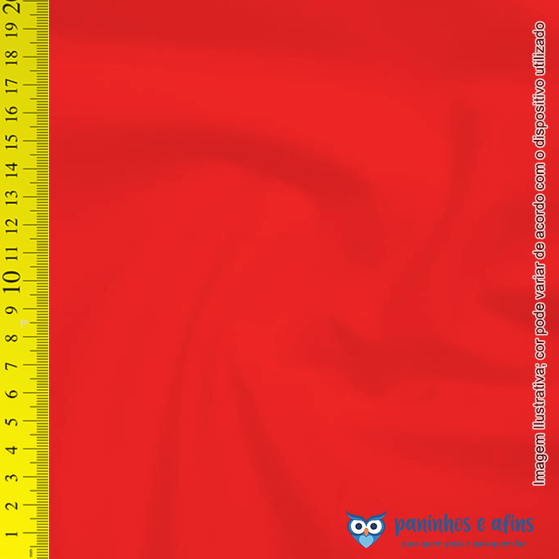 Liso Vermelho - Estilotex- 50cm X 150cm